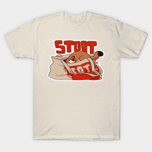 Stoat on a tote T-Shirt